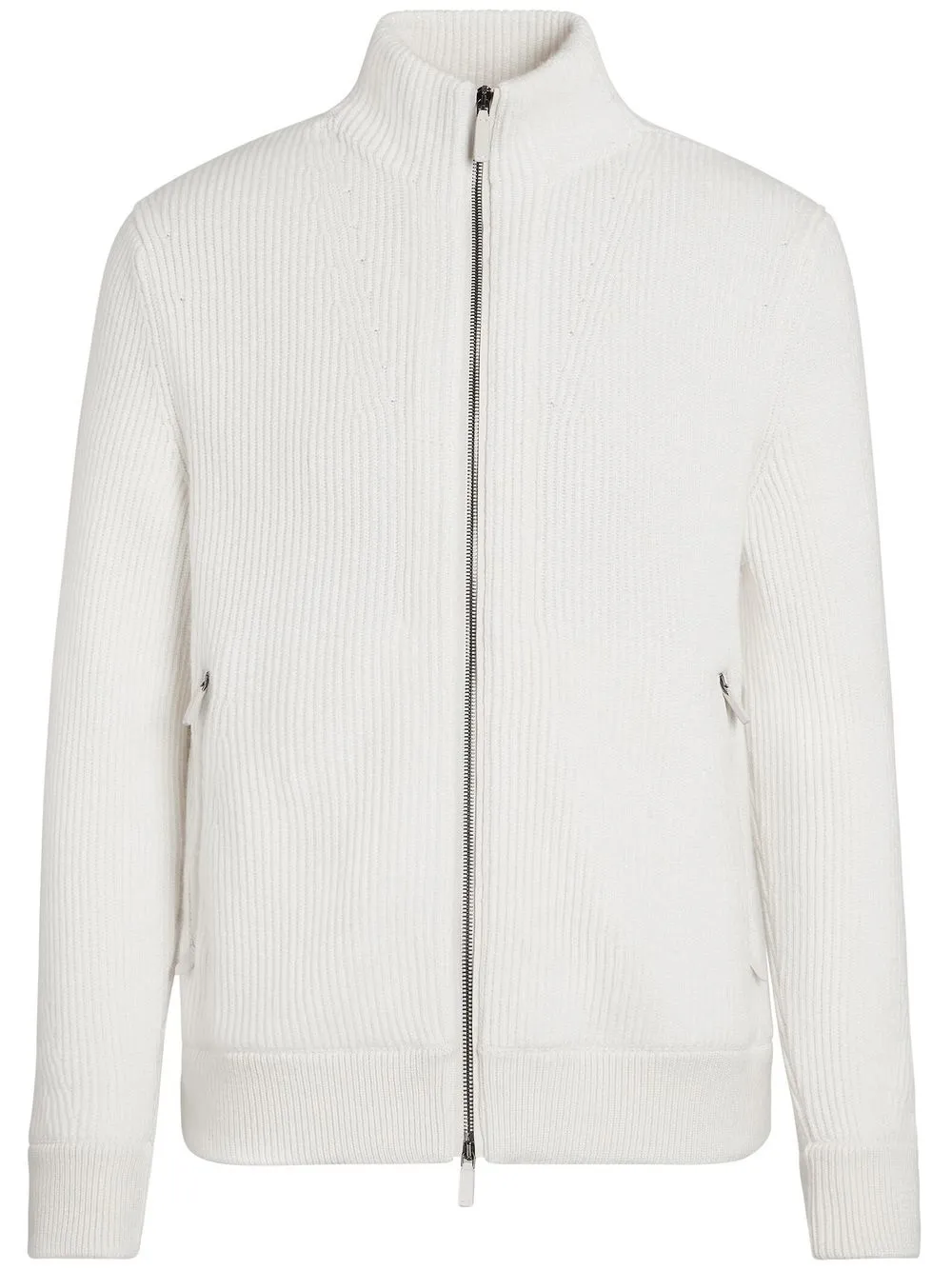 

Zegna Oasi cashmere zip-up cardigan - White