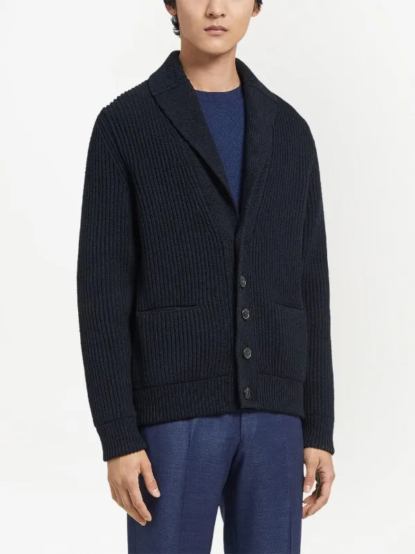 Zegna ショールカラー カーディガン - Farfetch