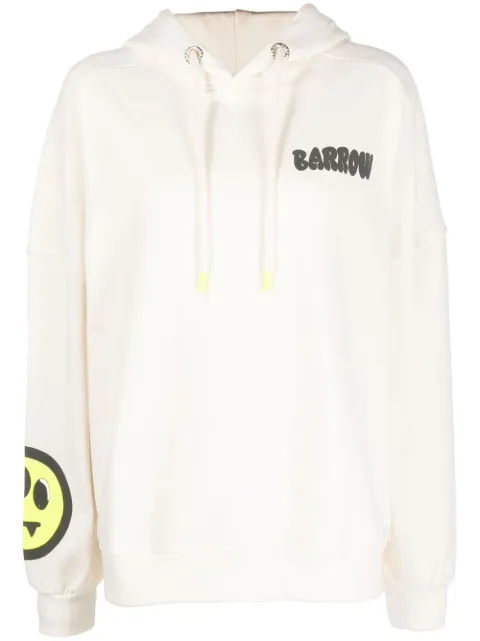BARROW - logo-print cotton hoodie