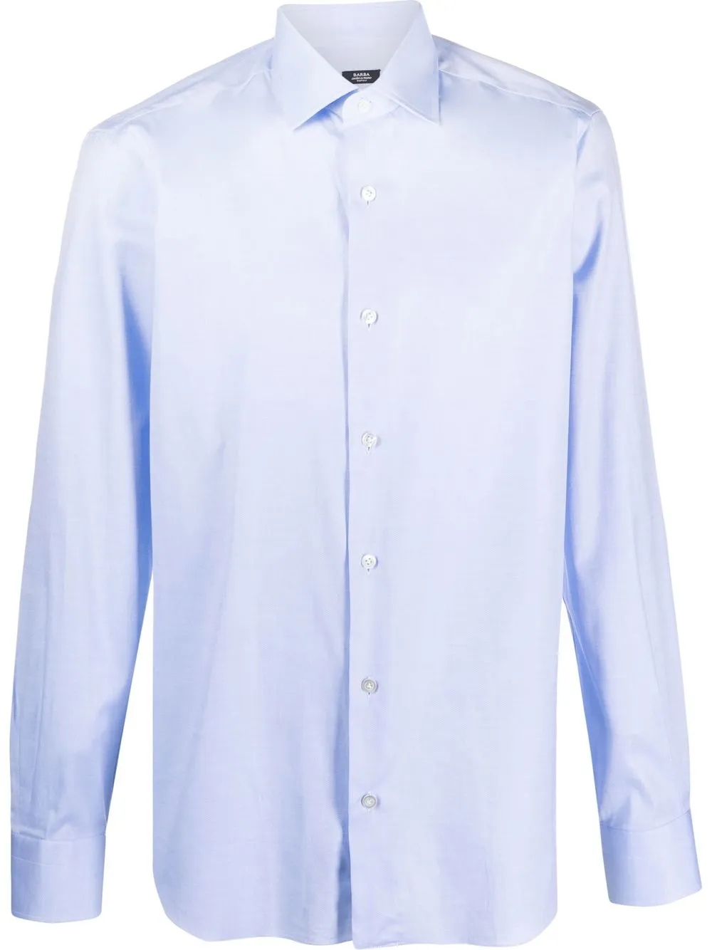 

Barba long-sleeve cotton shirt - Blue