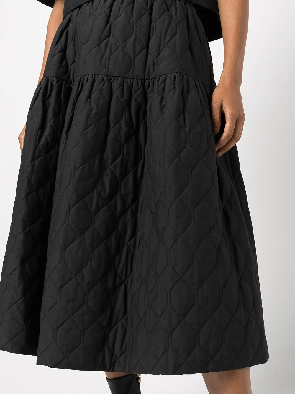 JASON WU QUILTED MIDI SKIRT