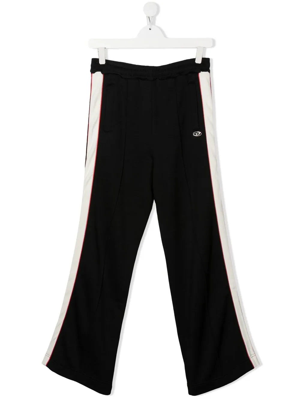 

Diesel Kids pants con placa del logo - Negro