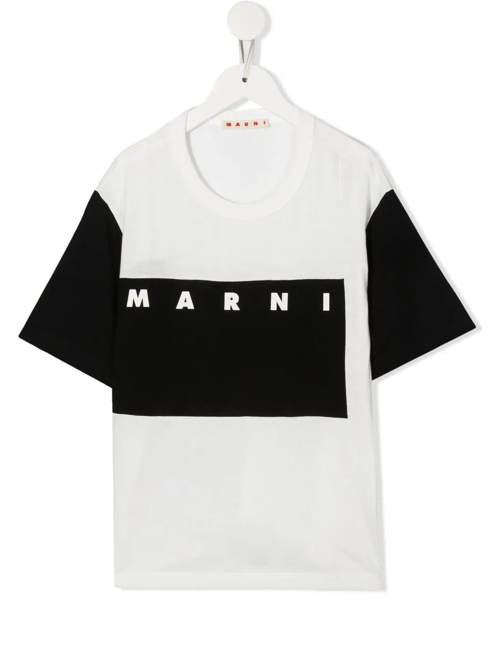 

Marni Kids playera con logo estampado - Blanco