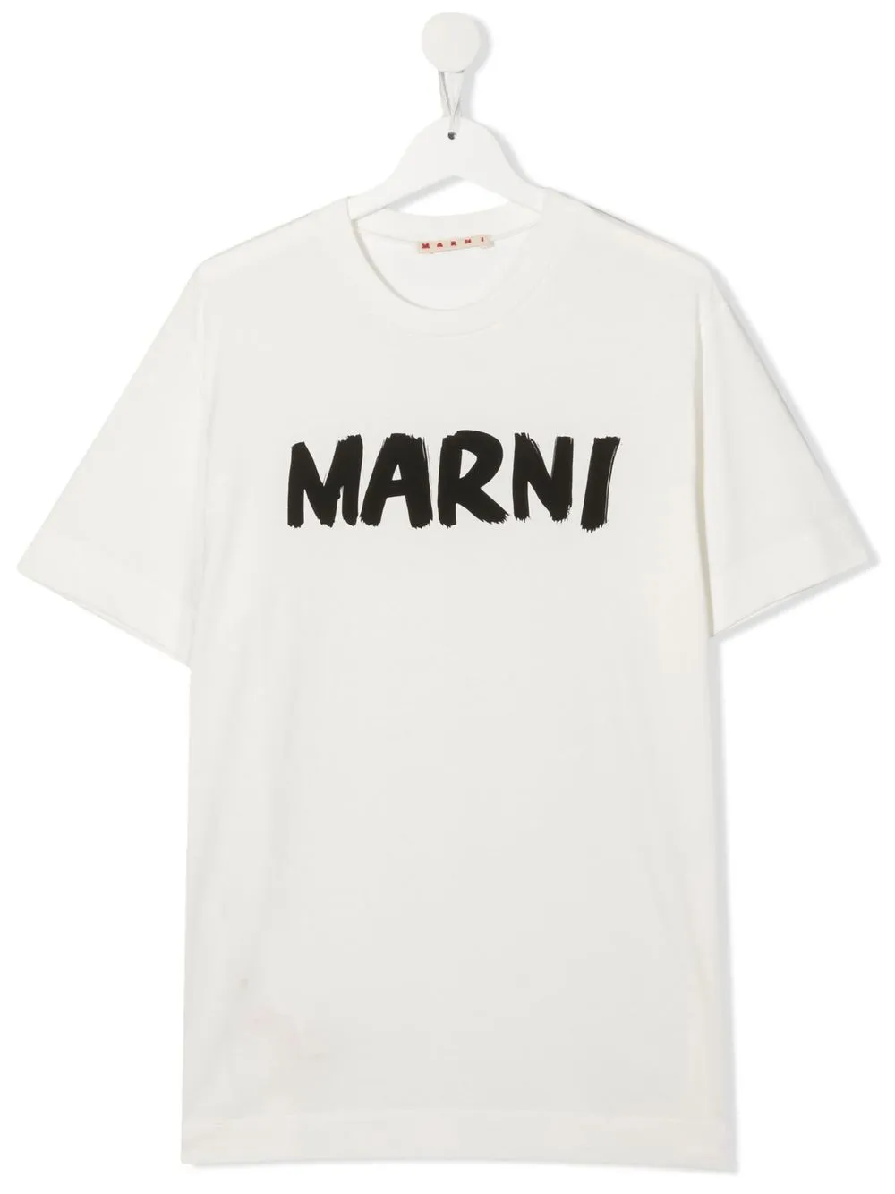 

Marni Kids playera con logo estampado - Blanco