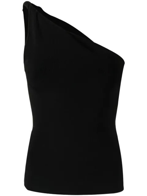 Galvan London one-shoulder sleeveless top