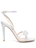 Gianvito Rossi Jaipur 105mm holographic-effect pumps - Silver