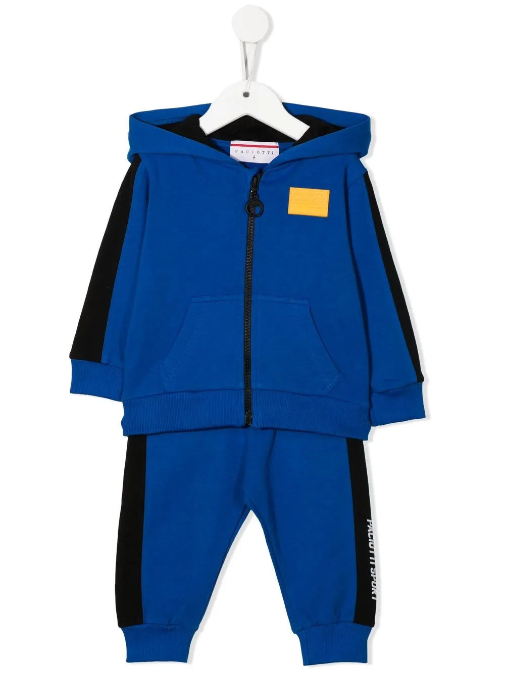 

Cesare Paciotti 4Us Kids logo-patch tracksuit set - Blue