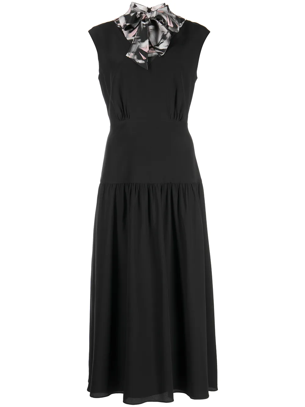 

Jason Wu vestido midi con lazo - Negro