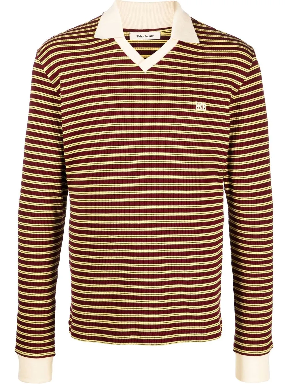 Wales Bonner Sonic Striped Polo Shirt - Farfetch