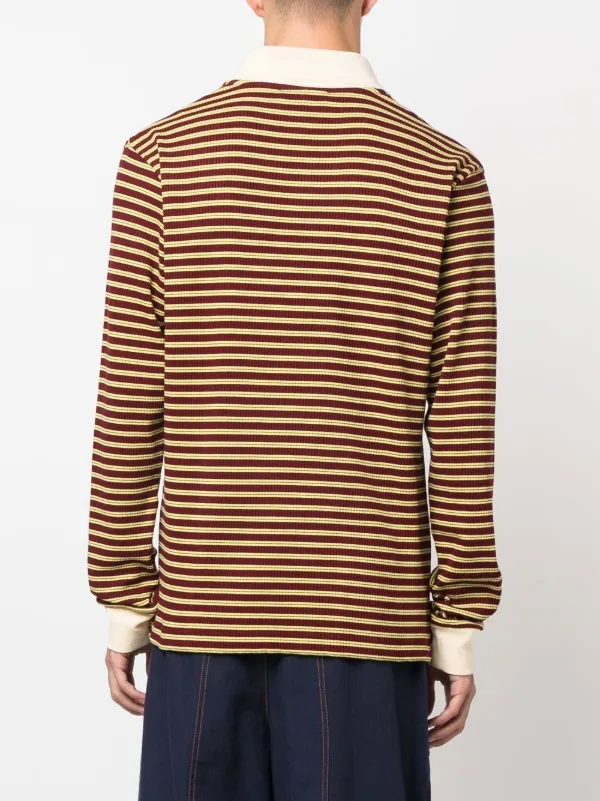 Wales Bonner Sonic Striped Polo Shirt - Farfetch