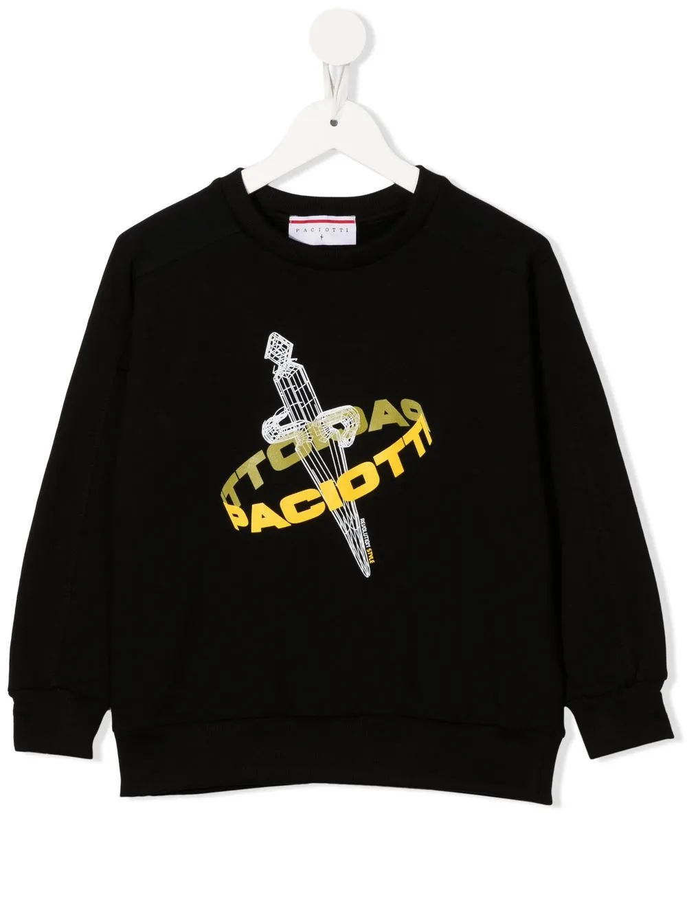 

Cesare Paciotti 4Us Kids sudadera con logo estampado - Negro