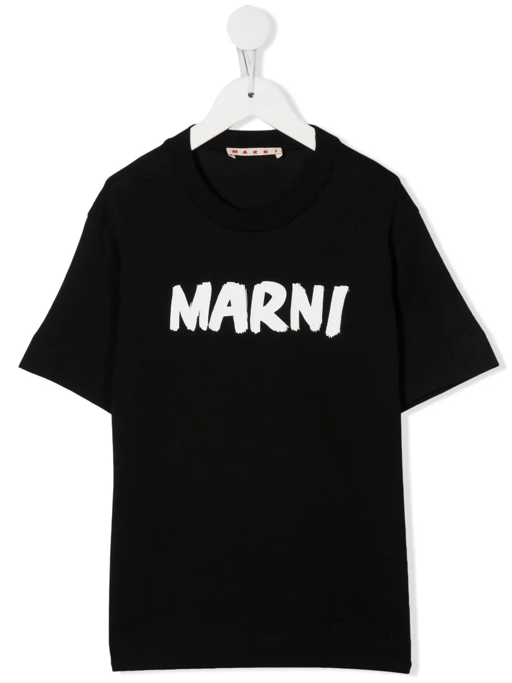 

Marni Kids playera con logo estampado - Negro