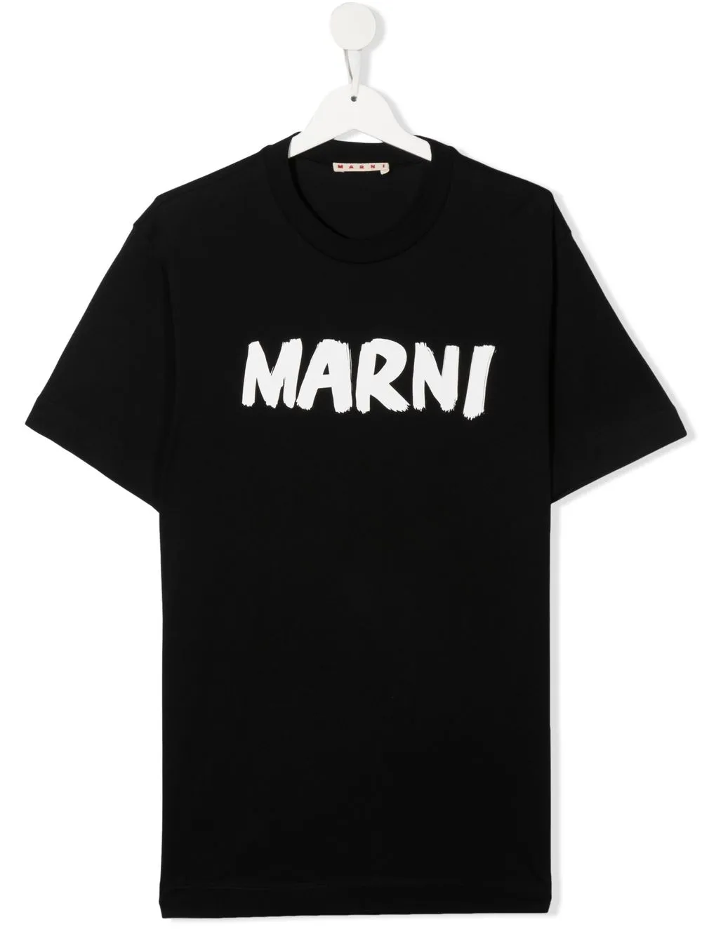 

Marni Kids playera con logo estampado - Negro