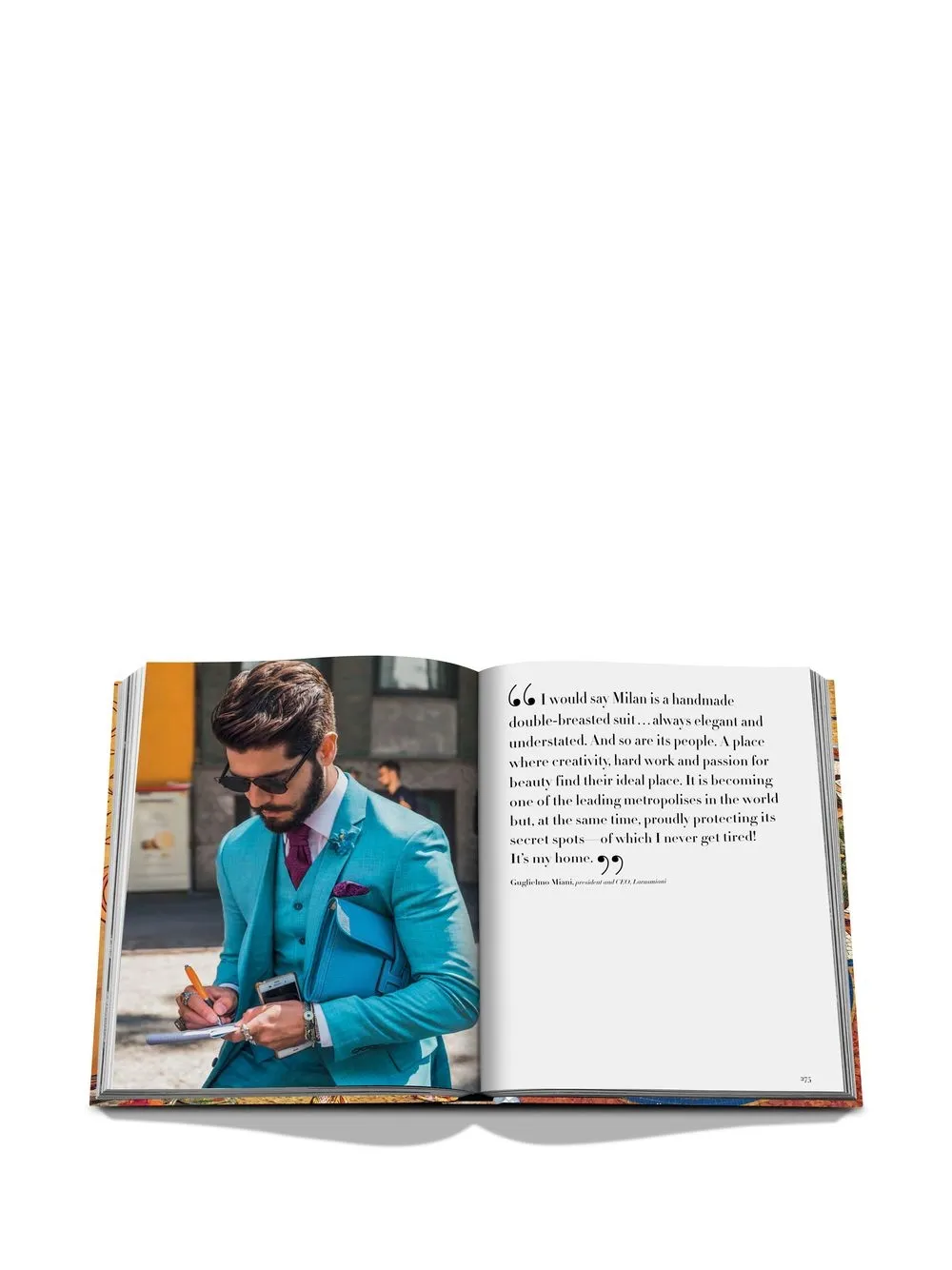  Assouline Livre Milan Chic - Jaune 