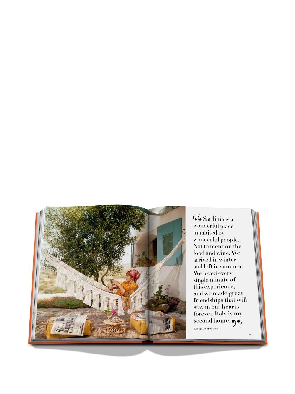 Assouline Costa Smeralda koffietafelboek - Oranje