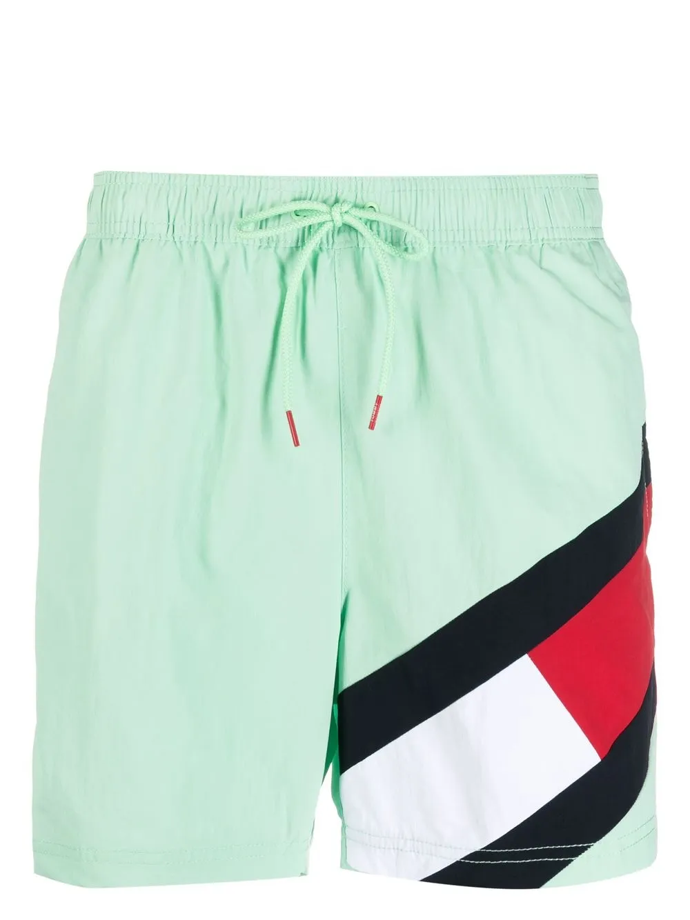 

Tommy Hilfiger shorts de playa con logo estampado - Verde