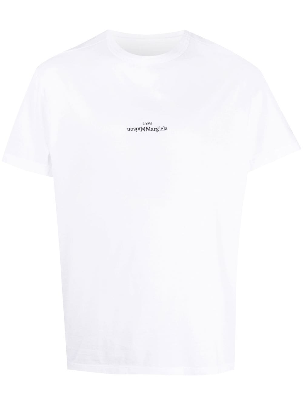 distorted-logo cotton T-shirt