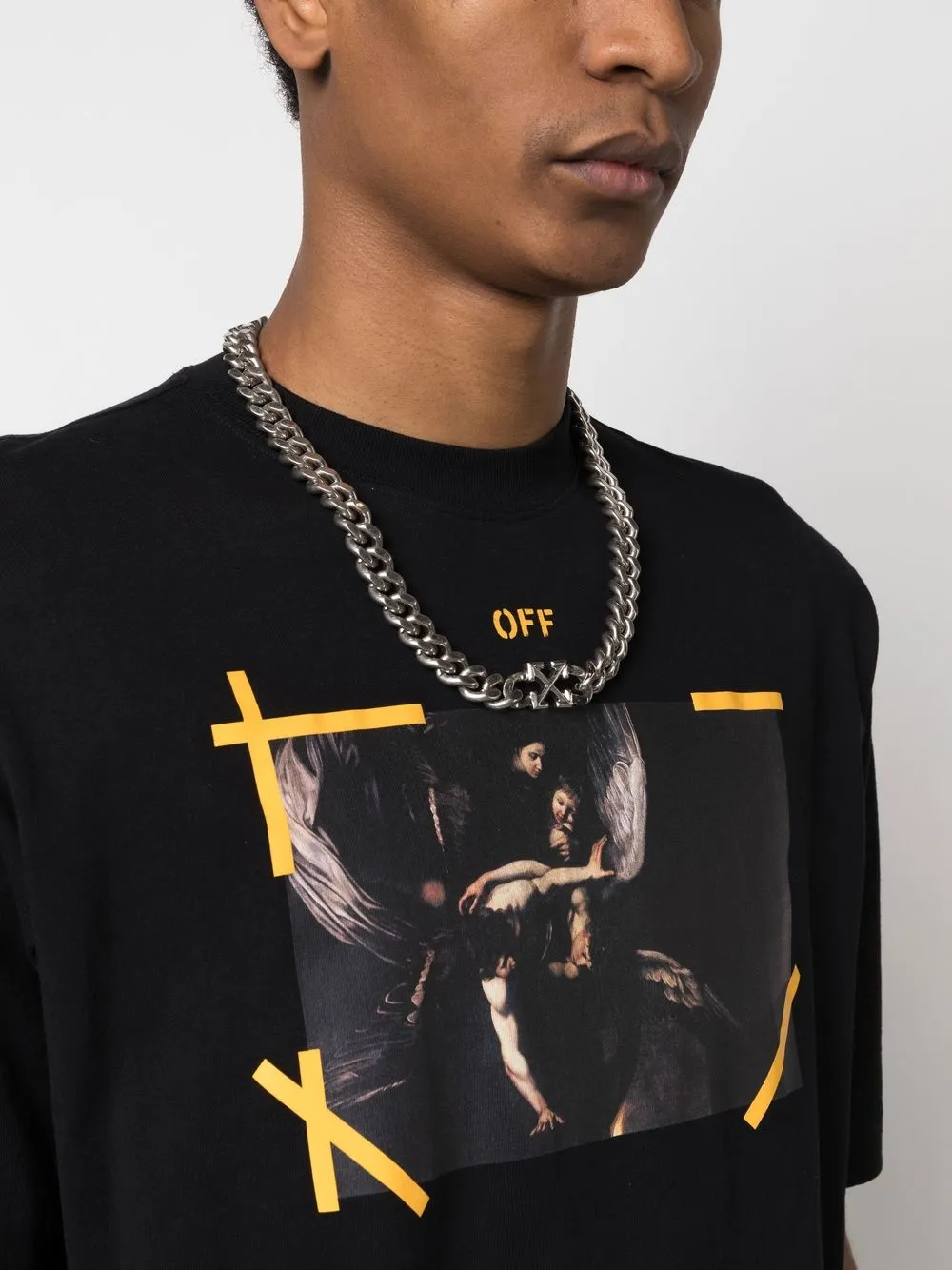 Off-White Arrows halsketting - Zilver