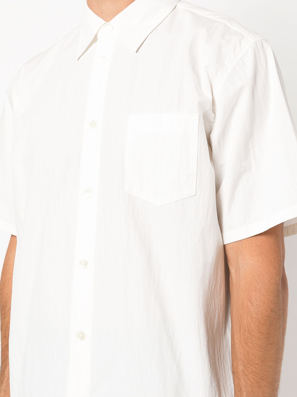 Shop John Elliott Cloak Short-sleeve Shirt In White