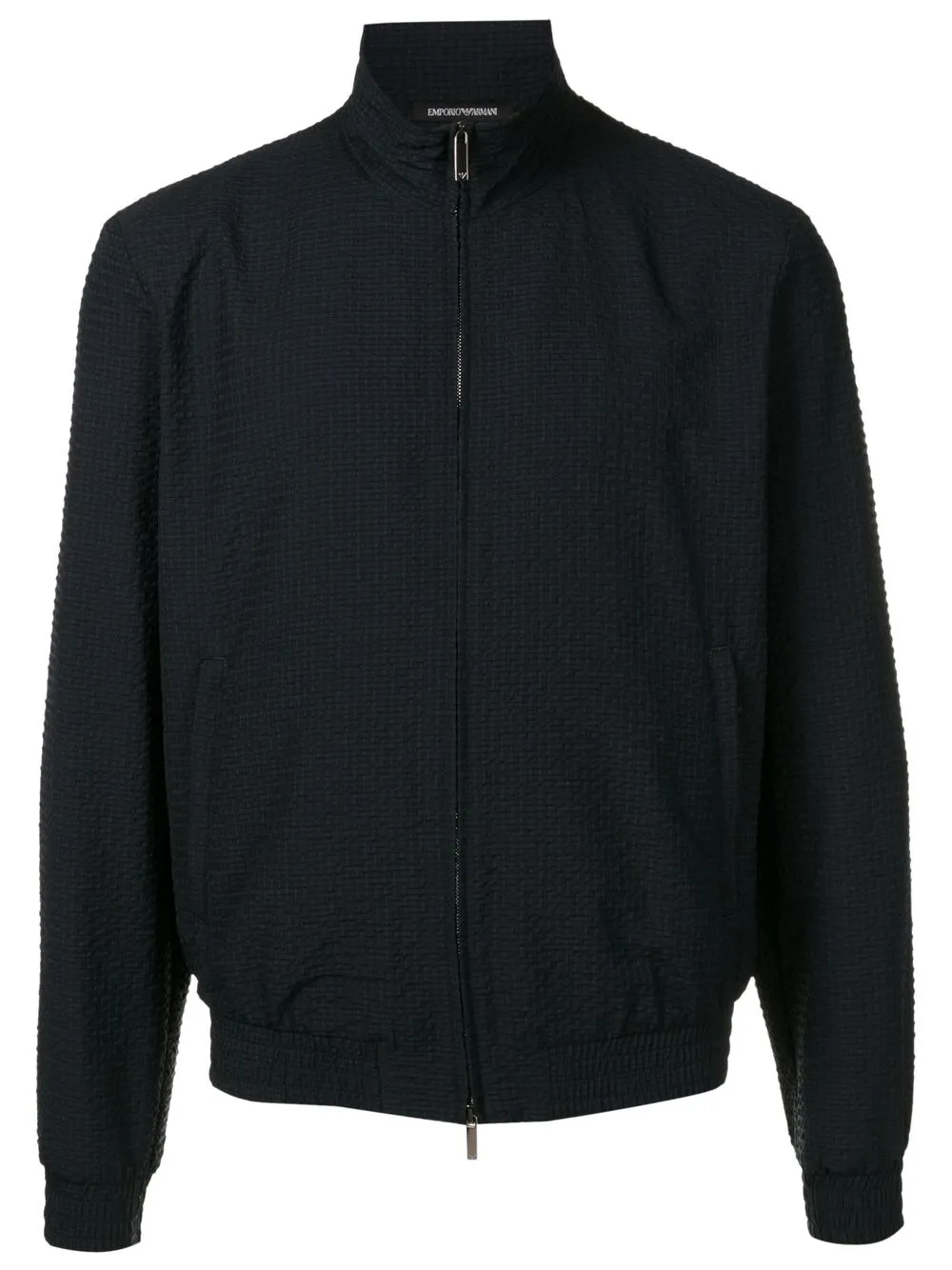 

Emporio Armani high-neck long-sleeve jacket - Blue