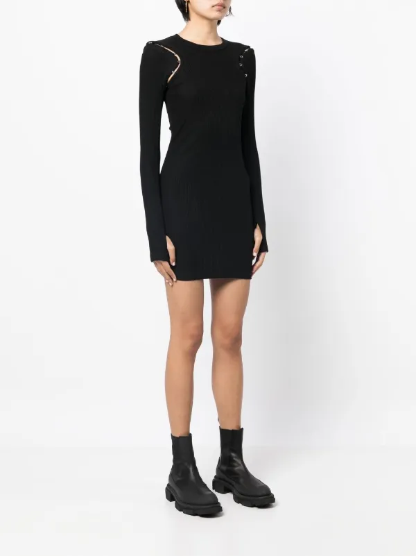 brown mini dress zara Zara Brown Flare Mini Dress