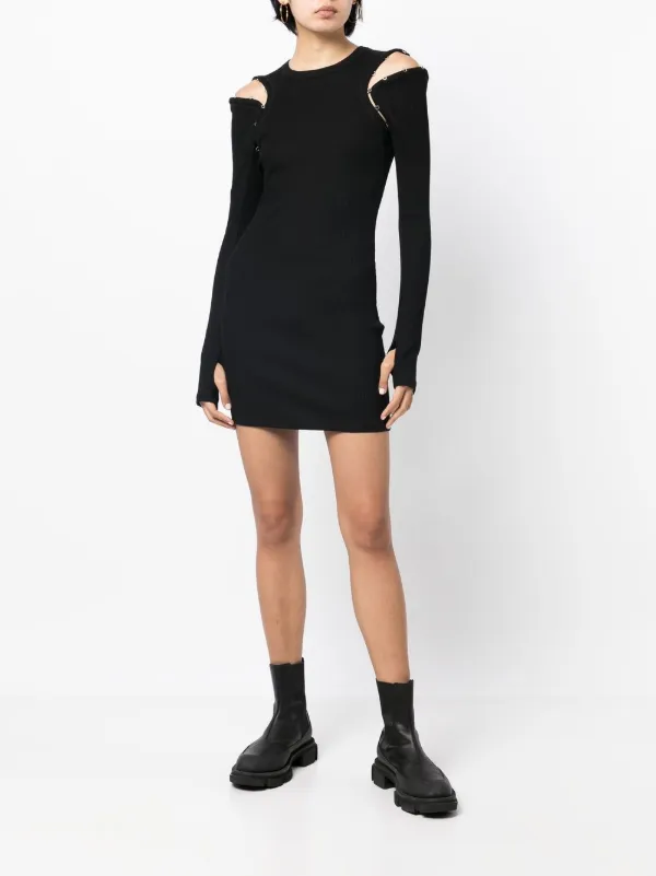 Dion Lee ミニドレス | ブラック | FARFETCH JP