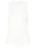 Dion Lee Distressed Floats tank top - White