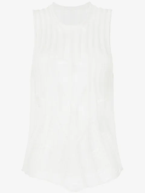 Dion Lee camiseta Distressed Floats