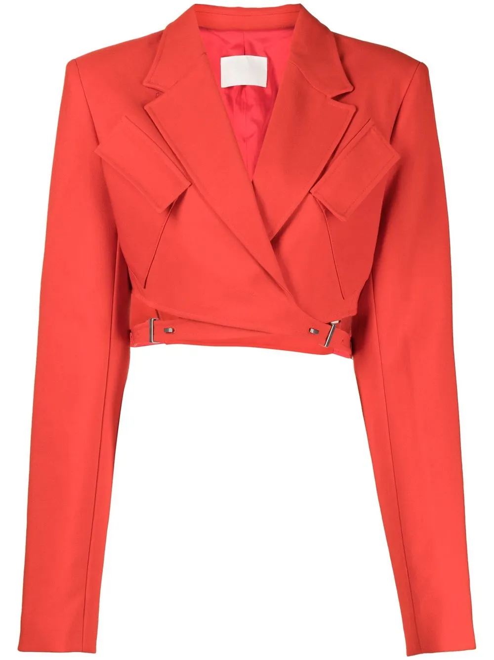 

Dion Lee cropped cut-out blazer - Red