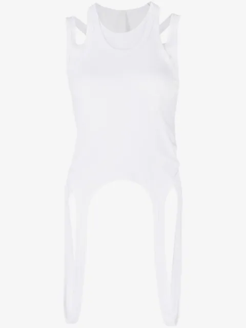 Dion Lee camiseta con detalle doble