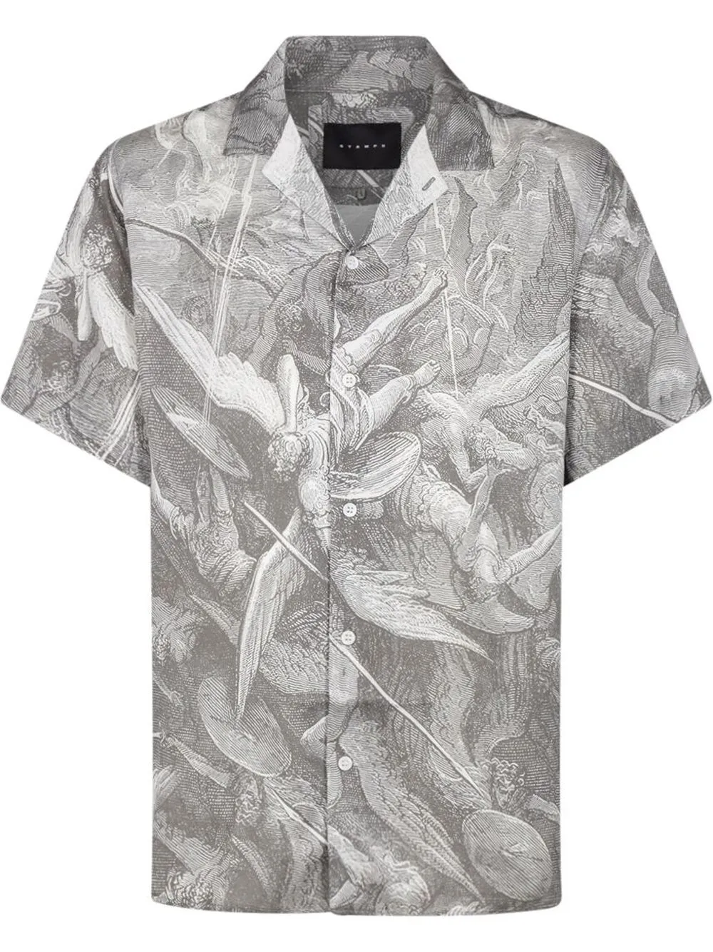 

Stampd camisa con estampado gráfico - Gris