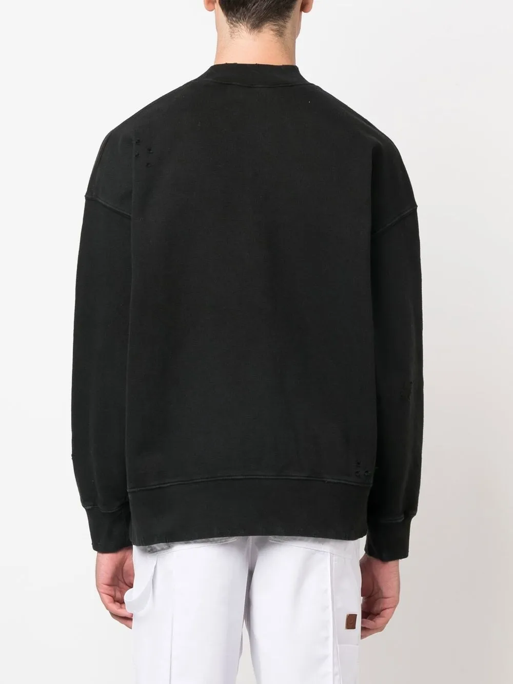 パーカー・フーディ Palm Angels \"Burning Monogram\" Print Sweatshirt Palm Angels Back Burning Monogram Hoody - Feuille Luxury