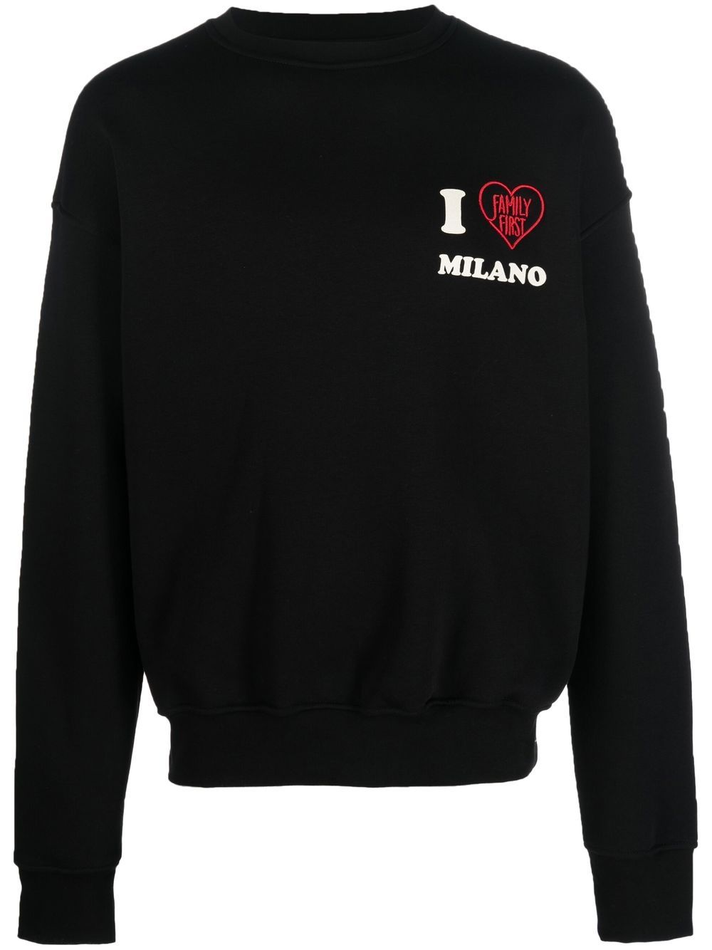 

Family First sudadera I Love Milano - Negro