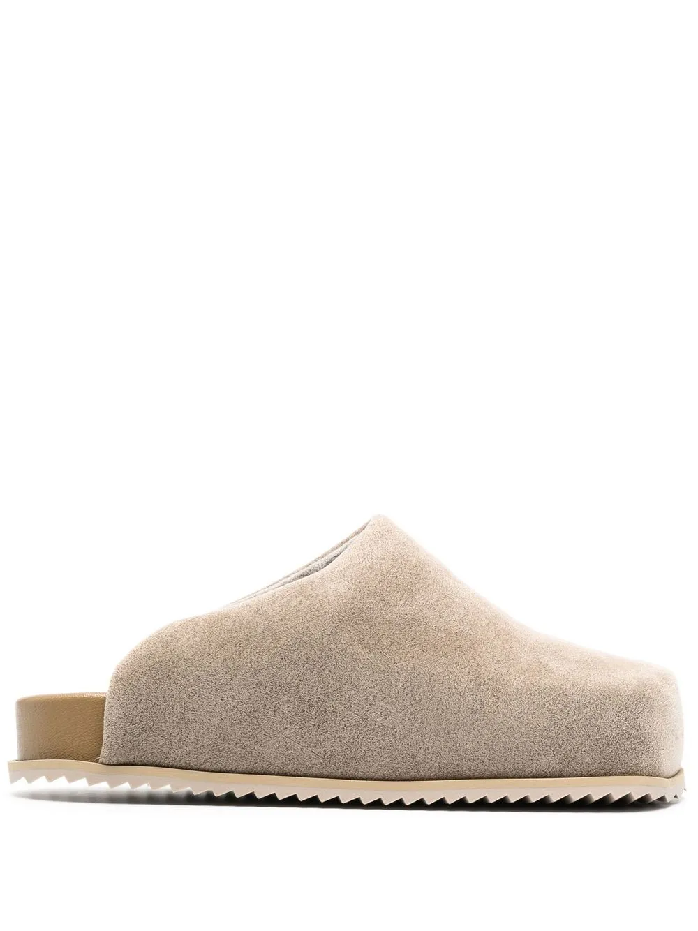 

YUME YUME square-toe slides - Neutrals