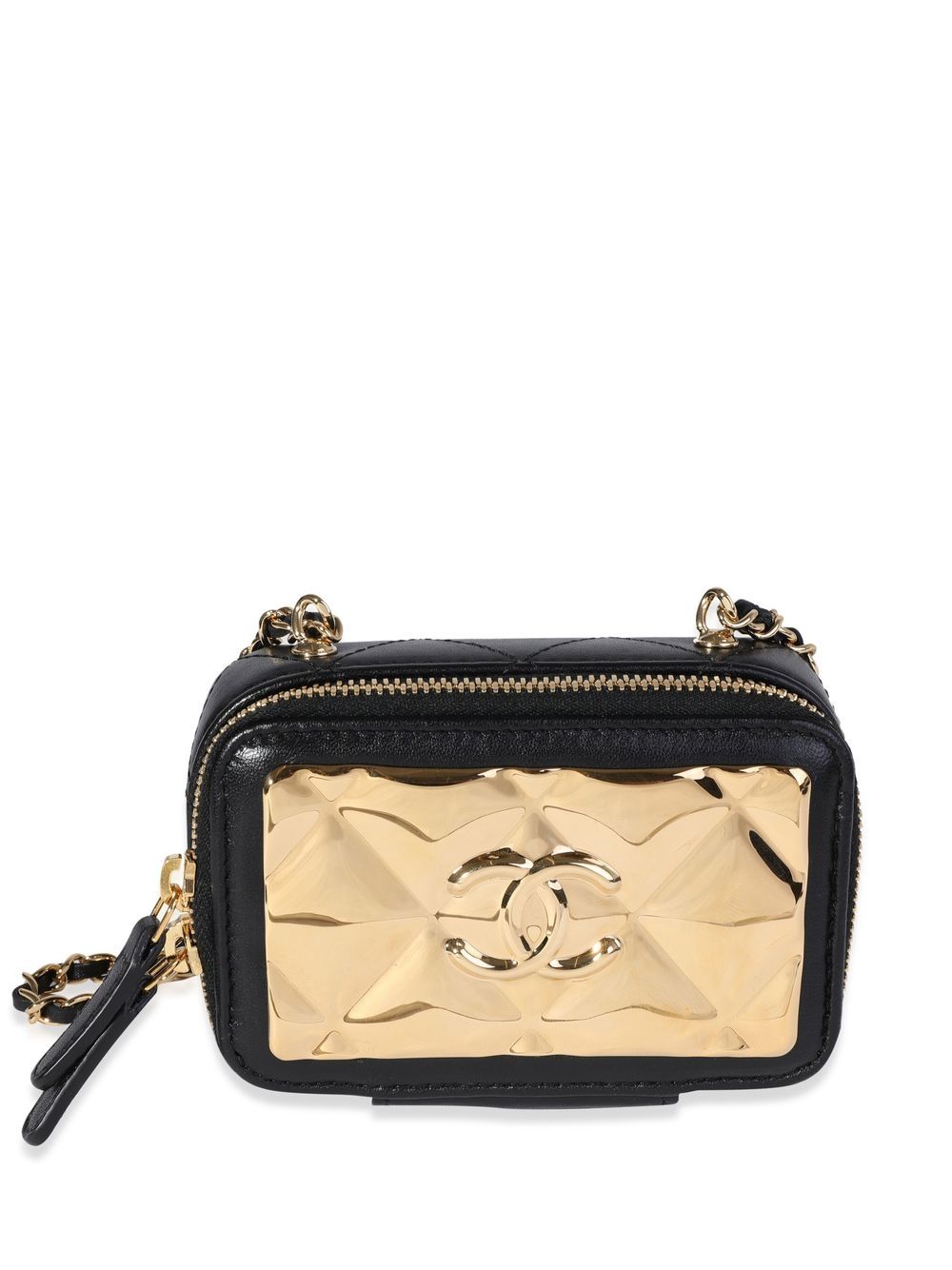 CHANEL Pre-Owned 2004 CC rhinestone-embellished Vanity Mini Bag