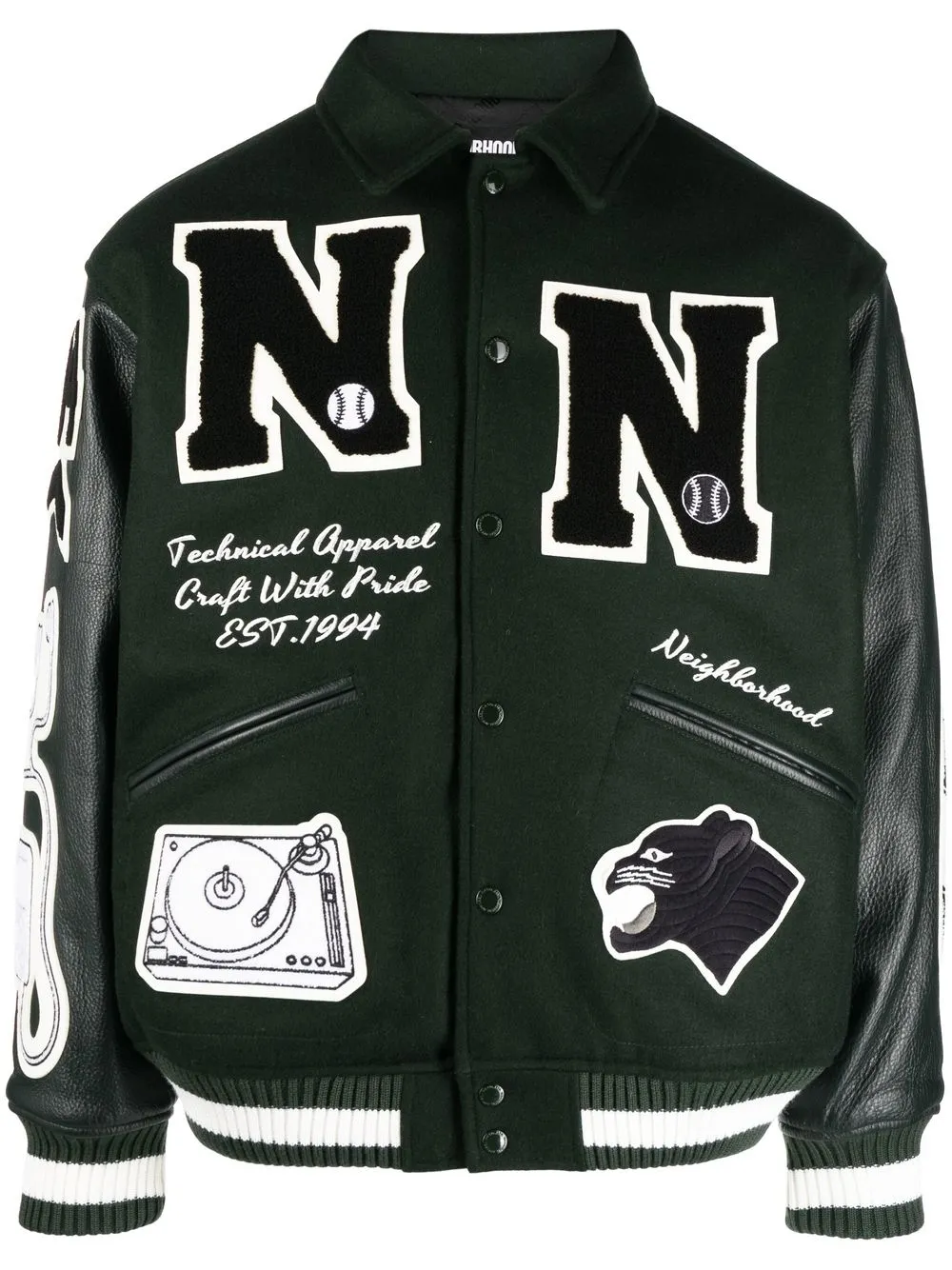 Green Varsity Bomber Jacket (3070409)