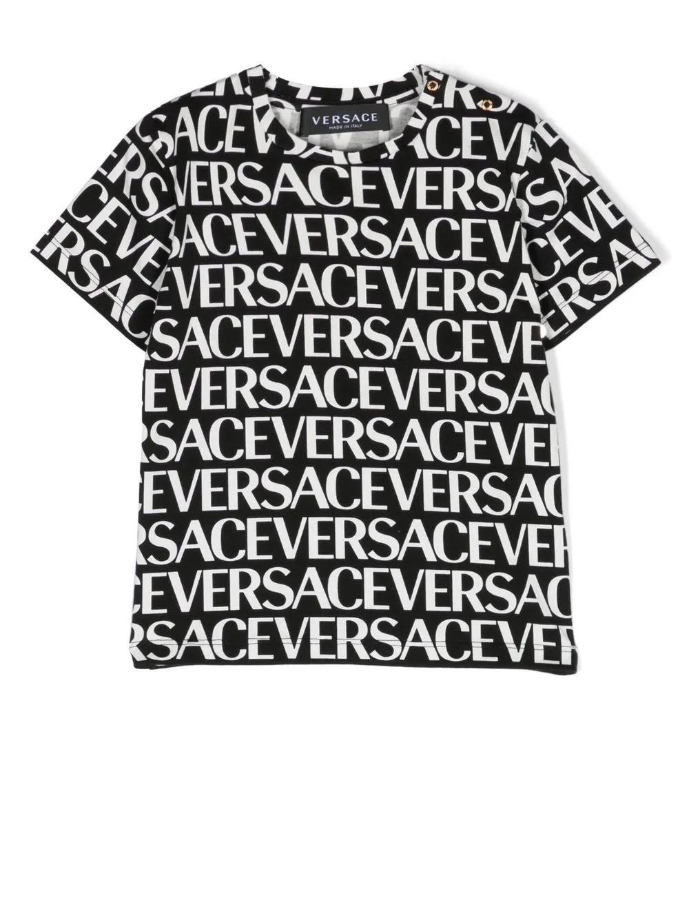 

Versace Kids logo-print short-sleeve T-shirt - Black