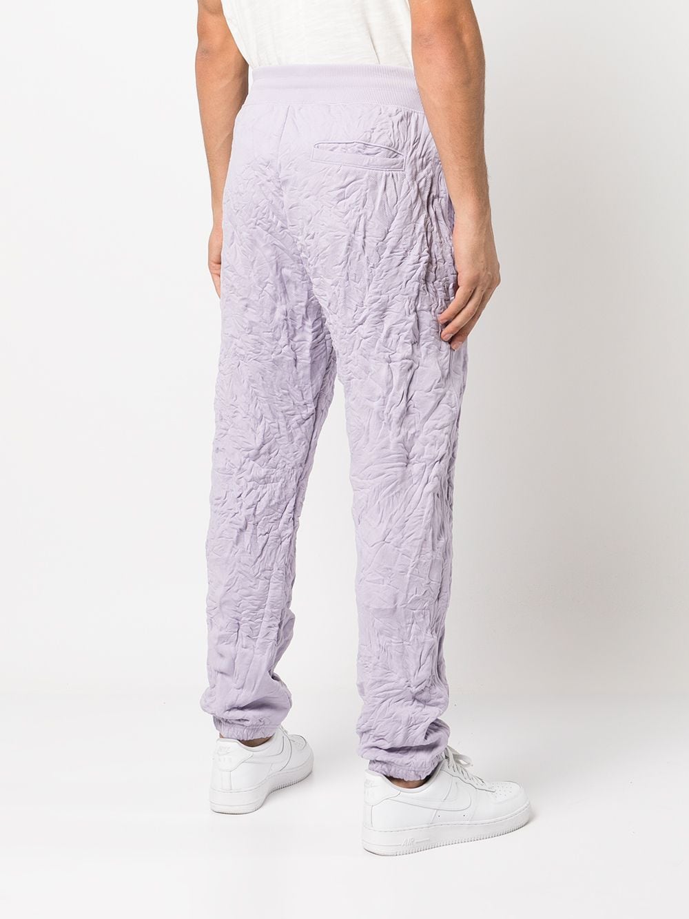 Shop John Elliott Crinkled Terry Sydney Sweatpants In Purple