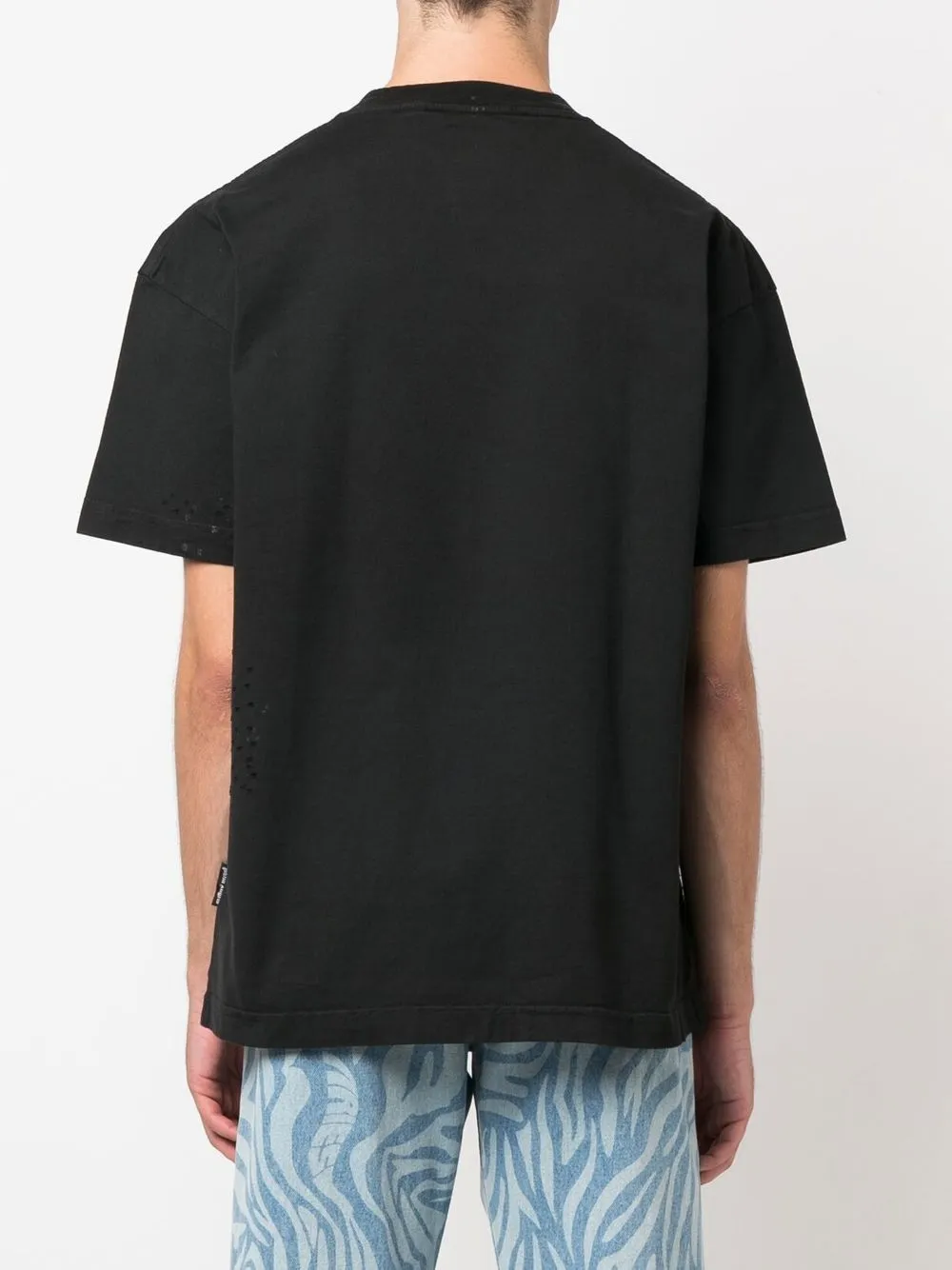 Palm Angels logo-print T-shirt | Black | FARFETCH NZ