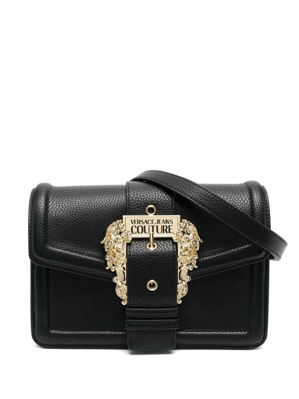 

Versace Jeans Couture bolsa crossbody con logo en la hebilla - BLACK