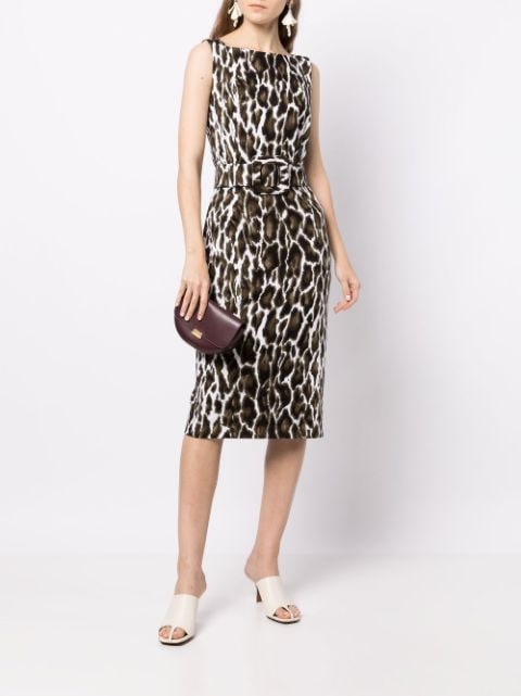 Celine animal-print sleeveless dress