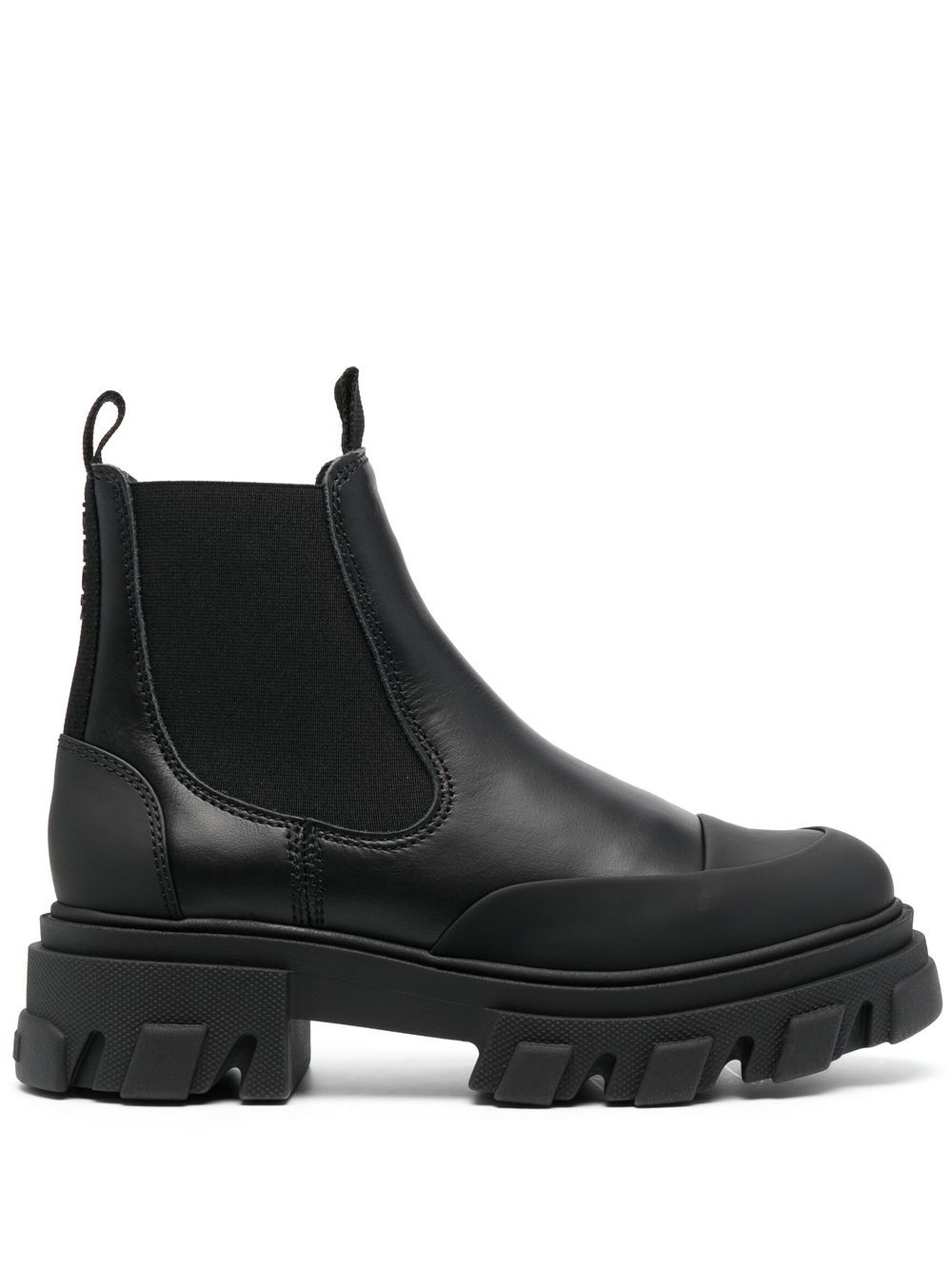 Image 1 of GANNI rear-logo chelsea boots