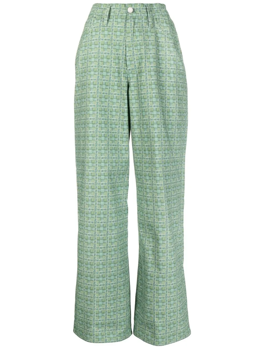 

Shrimps pantalones con estampado gráfico - Verde