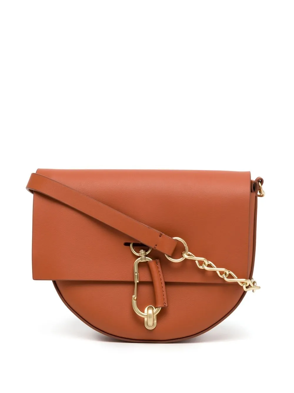 

Zac Zac Posen bolsa crossbody con borde redondeado - Marrón