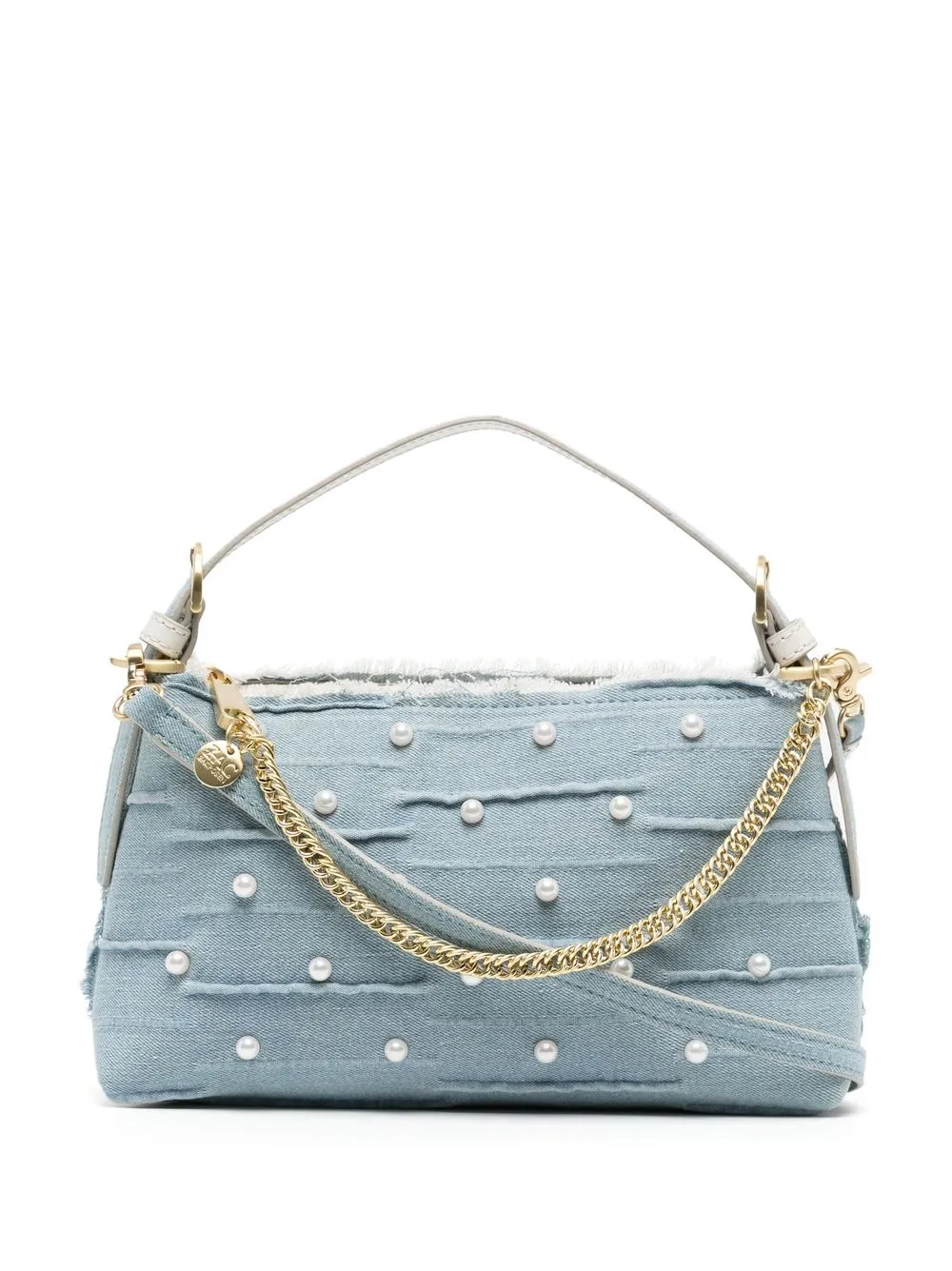 

Zac Zac Posen bolsa de hombro con apliques - Azul