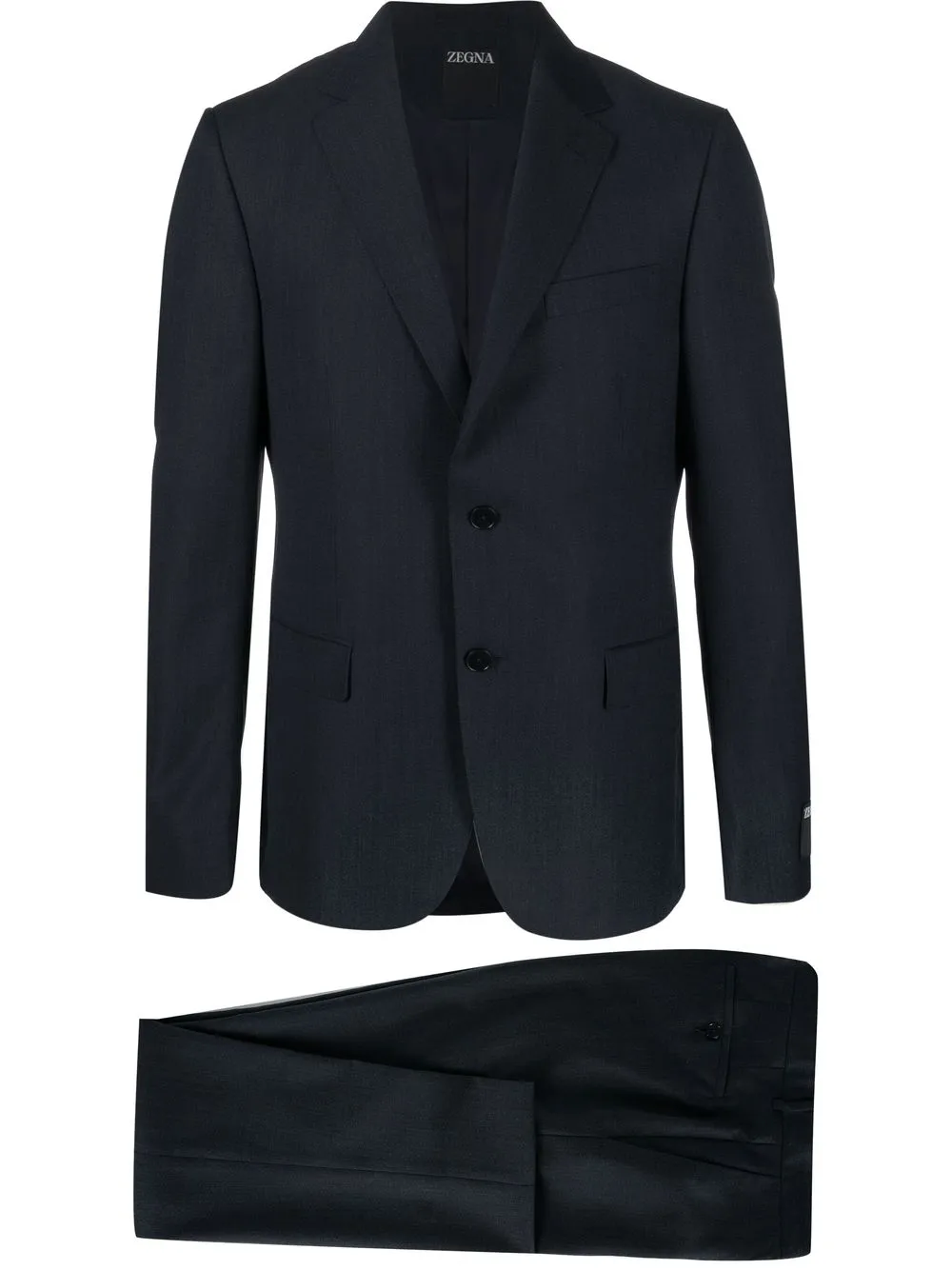 

Zegna traje de dos piezas con botones - Azul