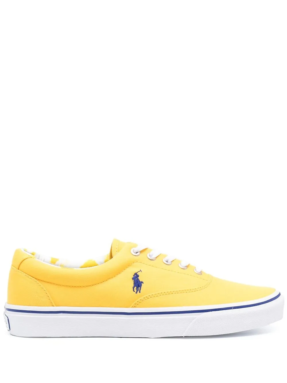 

Polo Ralph Lauren tenis bajos con logo bordado - Amarillo