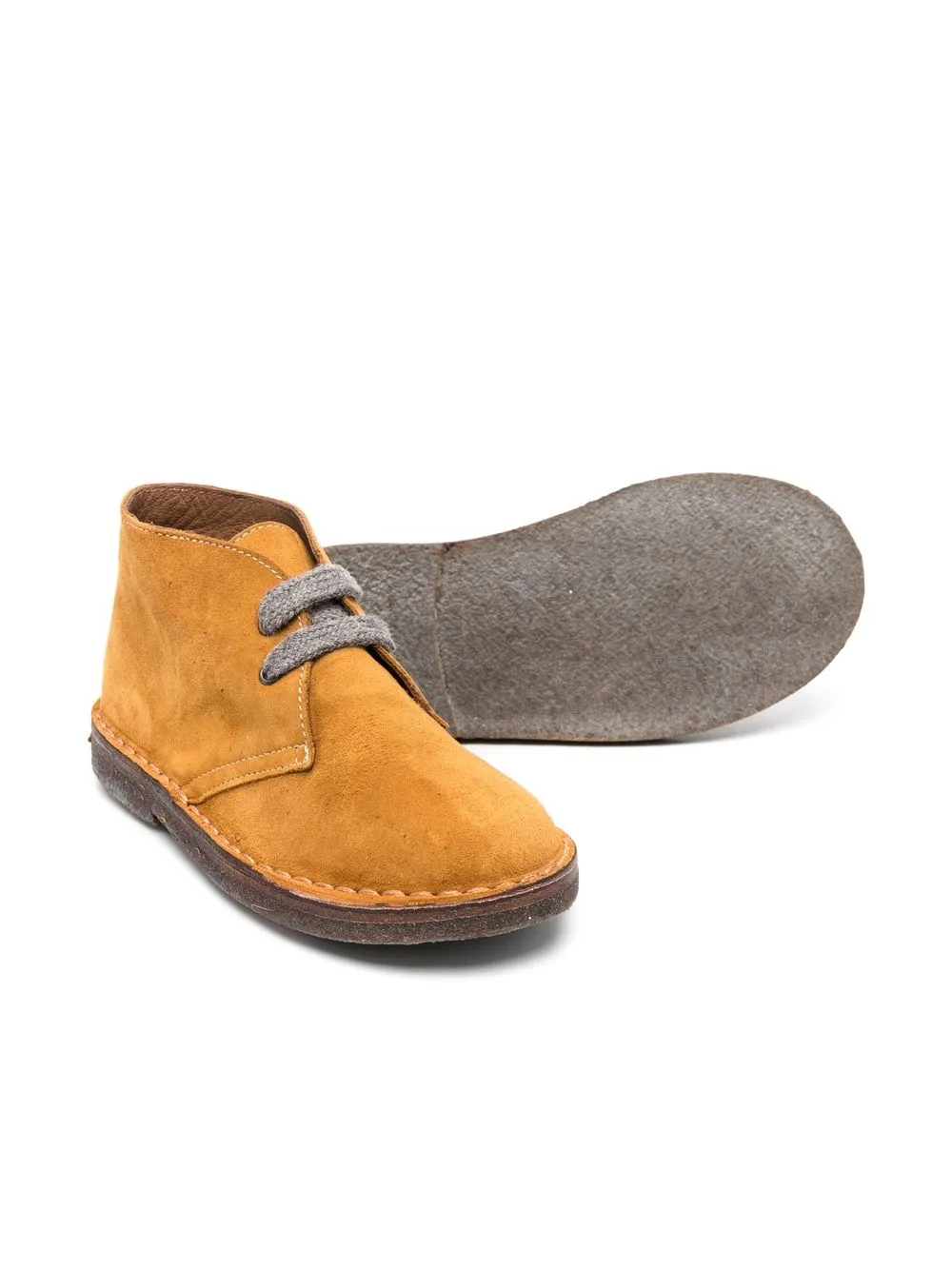 Pèpè Suède veterlaarzen - Beige