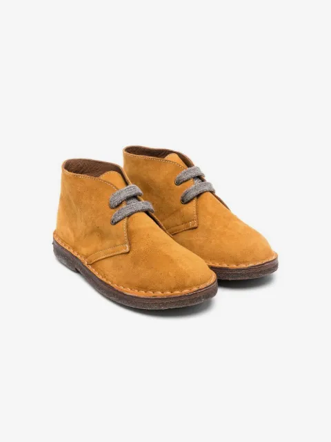 Pèpè lace-up suede ankle boots