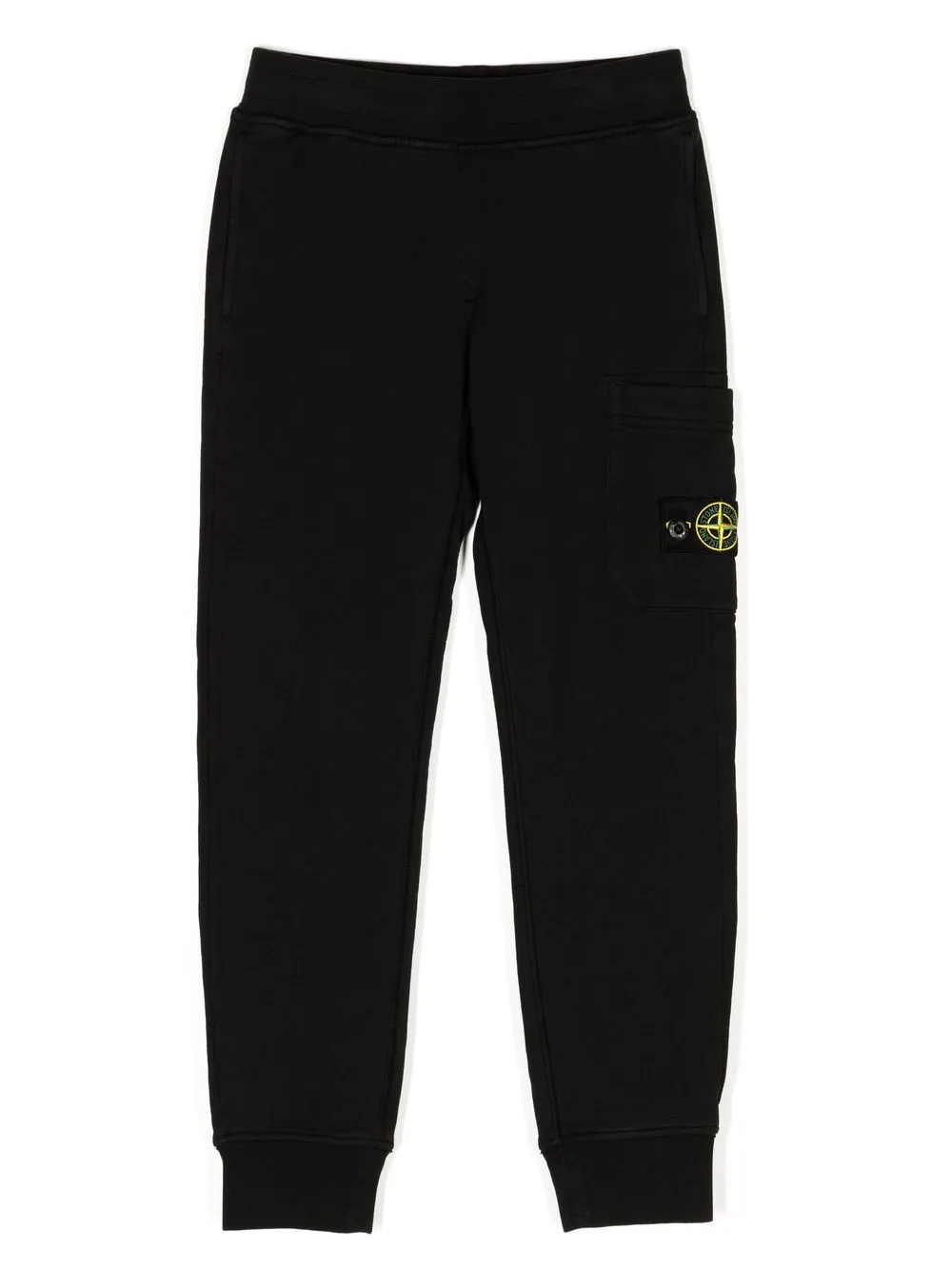 

Stone Island Junior compass-patch track pants - Black